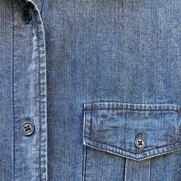 J. Peterman Dress, Denim, Size 4 - Picture 2 of 4